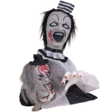 Halloween hororový stolní klaun, 55 cm