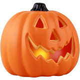 Halloween dýně se světlem, 20 cm