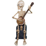 Banjo Bones, kostlivec s banjem, 90 cm