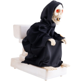 Halloween kostra na toaletě, 35 cm 