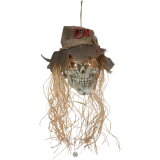 Halloweenská lebka strašáka, 70 cm