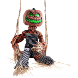 Halloween strašák dýně, 90 cm