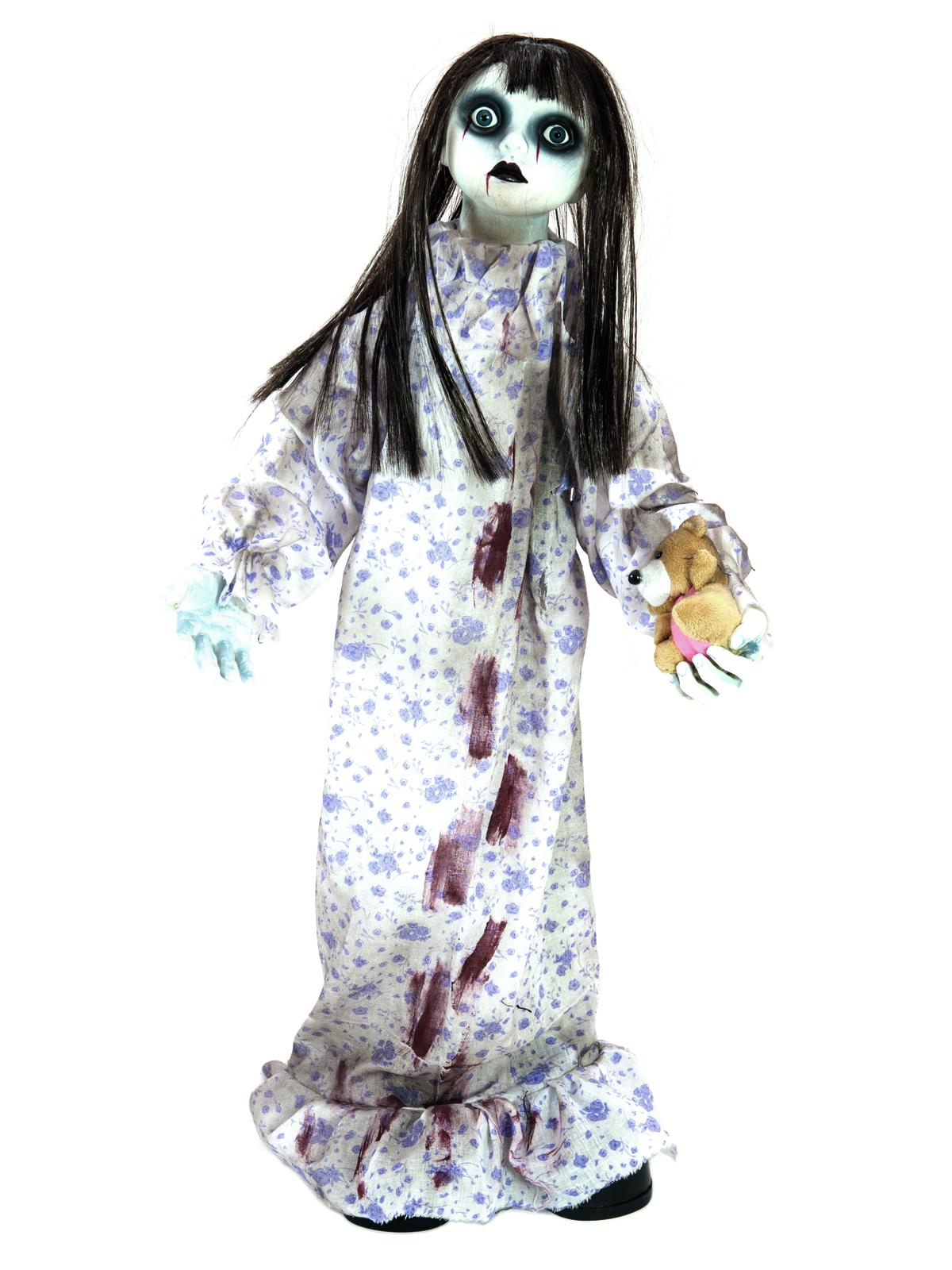 Zombie panenka s animací, 76cm