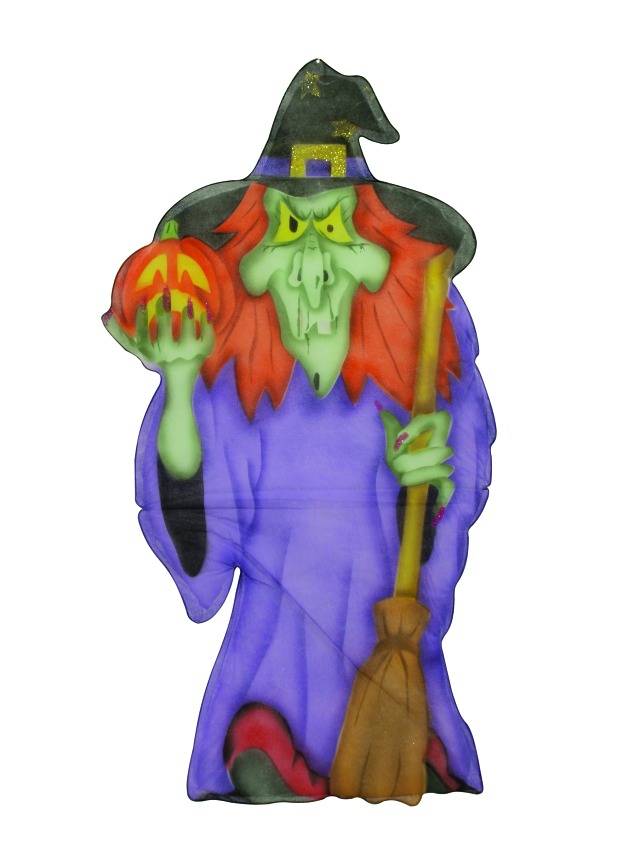 Halloweenská dekorace čarodějnice