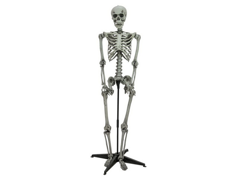 Figurína kostlivec stojící, 160cm