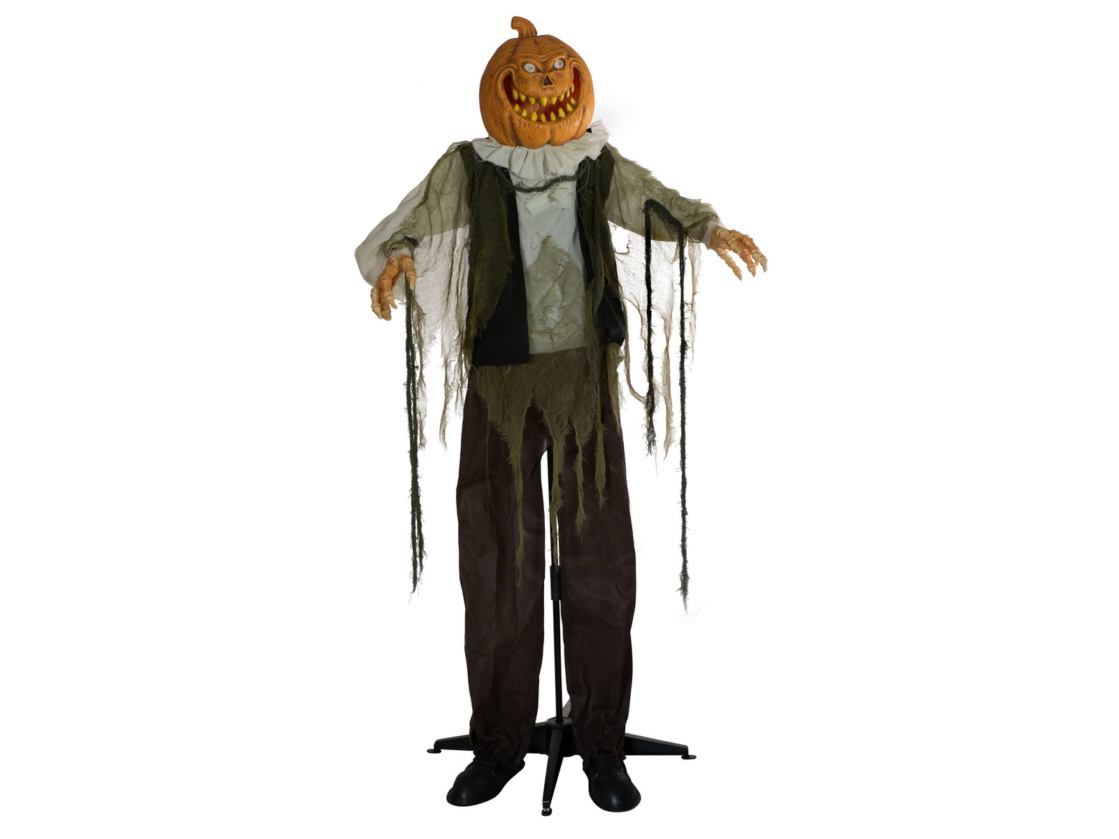 Halloween postava dýňový muž, animovaný 170cm