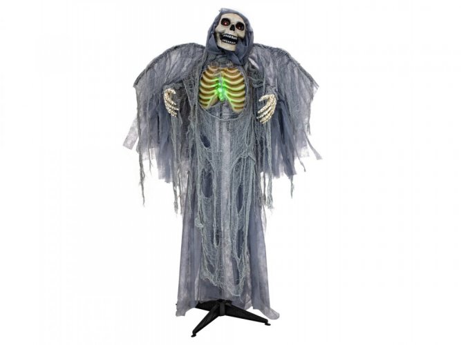 Halloween pohyblivý anděl smrti s efekty, 170 cm