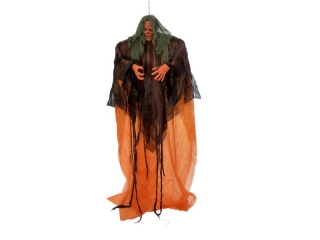 Haloweenská figurína Dýňové monstrum s osvětlením, 190cm