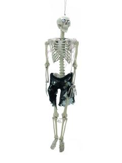 Halloweenská figurína Kostlivec s osvětlením, 160cm