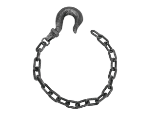 Řetěz s hákem, 160cm