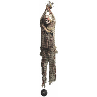 Figurína kostra vězně, LED oči, 210cm
